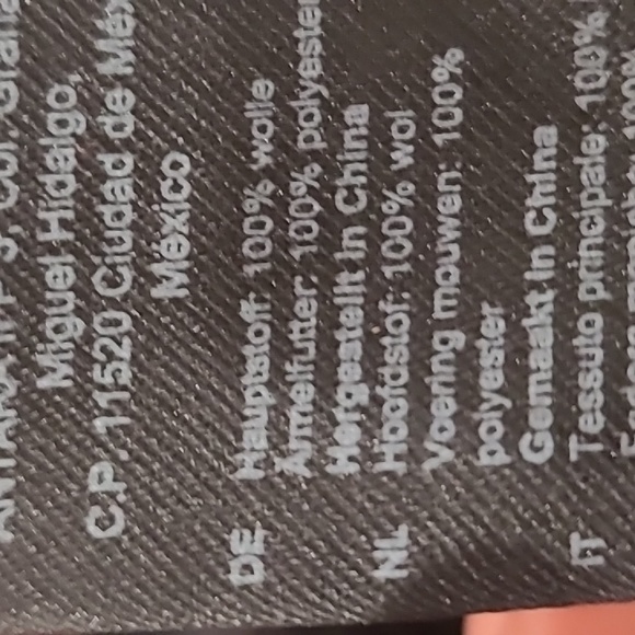 SANDRO BLACK WOOL COAT - Picture 9 of 9